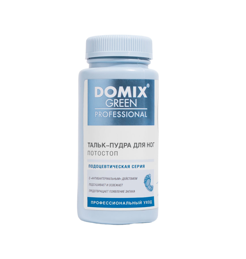 DOMIX PROFESSIONAL, Тальк-пудра для ног Потостоп, 50 г