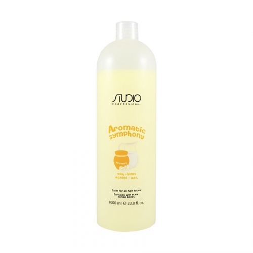 Kapous, Studio Professional, Бальзам для всех типов волос «Молоко и мед», 1000 л арт.1197