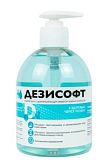 Дезисофт, Жидкое мыло с дез.эффектом (кожный антисептик) с дозатором, 0,5л (Ч/З)