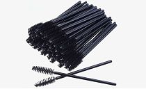 Щеточка для ресниц НЕЙЛОН (Черная), УПАКОВКА 50 шт.