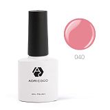 ADRICOCO, Цветной гель-лак №040 пыльно-розовый, 8 мл