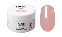Runail, Камуфлирующий УФ-гель (цвет: Чайная роза), 15 г №3449