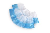 Elegreen, Бахилы медицинские экстра двойн, (бело-синие) 3,0 гр, 50 пар, арт. ЭГД-40 БС