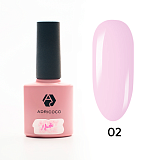 ADRICOCO, База для гель-лака Adry Nude Base, жесткая №02 молочный розовый,  8 мл