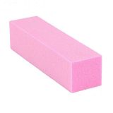 Блок шлифовочный (баф), 120 грит (розовый)