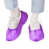 Elegreen, Бахилы медицинские п/э фиолетовые 3,7 гр, 50 пар, арт. ЭГЦФ-40/2