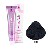 ADRICOCO, Крем-краска д/волос Miss Adri Elite Edition, 1.10 Иссиня-черный, 100 мл, арт.7672976