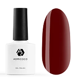 ADRICOCO, Цветной гель-лак №026 бордовый, 8 мл