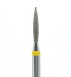 КМИЗ, Фреза алмазная ПЛАМЯ очень мелкой зернистости D1.6 (желтый) ГСАП-1,6П-10 ОМ