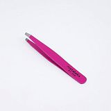 Металекс, Пинцет скошенный/ розовый RT-309