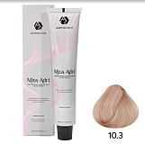 ADRICOCO, К/краска д/волос Miss Adri оттенок 10.3 Платиновый блонд золотистый 100 мл, арт. 1637213