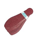 DOMIX, Комплект сменных абразивов, зернистость 80, для педикюрной пилки-тёрки, 10 шт