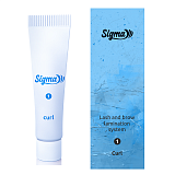 Sigma, Состав для ламинирования ресниц №1 "Curl" 5мл
