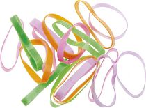 DEWAL, DBR19 Резинки для волос Beauty силикон, цветные, midi (25шт)