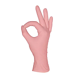 mediOk, Перчатки нитриловые неопудренные Mangenta/Flamingo, M, Розовый, 50 пар Ч/З