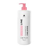 ADRICOCO,Шампунь для волос EXPERT LINE DETOX хелатирующий с маслом миндаля, 1000 мл, арт.1502153