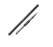 Runail, Кисть Expert двустор. для моделир. №4 прямая, №1/8 тонкая, синтетика №9381