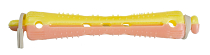 DEWAL, RWL13 Коклюшки, желто-розовые, короткие, d 7 мм 12 шт/уп