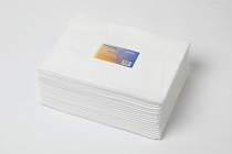White Line, Полотенце большое 45*90, спанлейс 60 тисненый, белый 50 шт ПАЧКА
