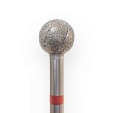 КМИЗ, Фреза алмазная ШАР мелкой зернистости D6.0 (красный) ФАШ-6,0П-М батон