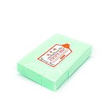 Салфетки безворсовые для маникюра, жесткие Зеленые (4х6см), уп. 540 шт.