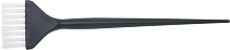 DEWAL, JPP048-1 black Кисть для окрашивания черная, с белой прямой щетиной, узкая 45мм
