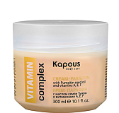 Kapous, Крем-парафин «VITAMIN complex» с маслом семян Тыквы и витаминами A, E, F, 300 мл, арт.2588