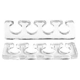 Разделитель для пальцев силиконовый, (Расширитель, прозрачный), 2 шт