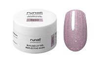 Runail, Моделирующий УФ-гель светоотражающий BUILDER UV GEL REFLECTIVE NUDE, 15г №9650