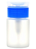Дозатор пластиковый (голубой ободок), 150 мл