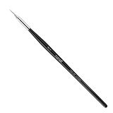 Runail, Кисть для дизайна Nail Art Nylon, 5 мм №00/3 №3594