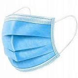 Маска 3-х слойная ГОЛУБАЯ, 50 шт.