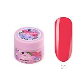 ADRICOCO, Цветной гель для наращивания Tropical Gel, жесткий, HEMA-Free, №01 шаловливый арбуз, 15 мл