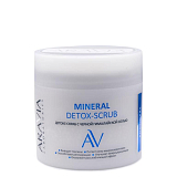 ARAVIA Laboratories А104, Детокс-скраб с чёрной гималайской солью Mineral Detox-Scrub, 300мл