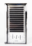 elSHINE, Ресницы черные IZI пучки 2D YY, микс, 12 лент (D 0.07 7-12мм)