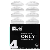 InLei, НАБОР СИЛИКОНОВЫХ БИГУДЕЙ ДЛЯ ЗАВИВКИ “ONLY1” 4 pairs MIX Pack (S1,M1,L1,XL1)