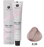 ADRICOCO, Крем-краска для волос Miss Adri 8.26 Светлый блонд фиол. розовый 100мл, арт 1637206 