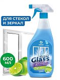 GRASS, Clean Glass Средство д/мытья стёкол/окон/пластика/зеркал Голубая лагуна, 600мл арт125247