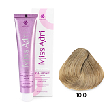 ADRICOCO, Крем-краска д/волос Miss Adri Elite Edition, 10.0 Платиновый блонд, 100 мл, арт.7672983 