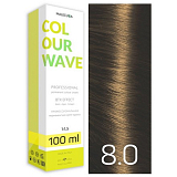 Malecula, Крем-краска 8.0 Intense Natural Light Blond/Интенсивный Натуральный Светлый Блонд, 100мл